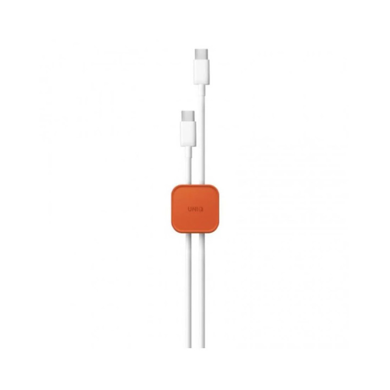 Uniq Pod Adhesive Cable Organizers 8-in-1 Pack - Sienna Orange Deep - اكسسوار